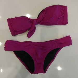 Victoria's Secret Strapless Two Piece Swimsuit